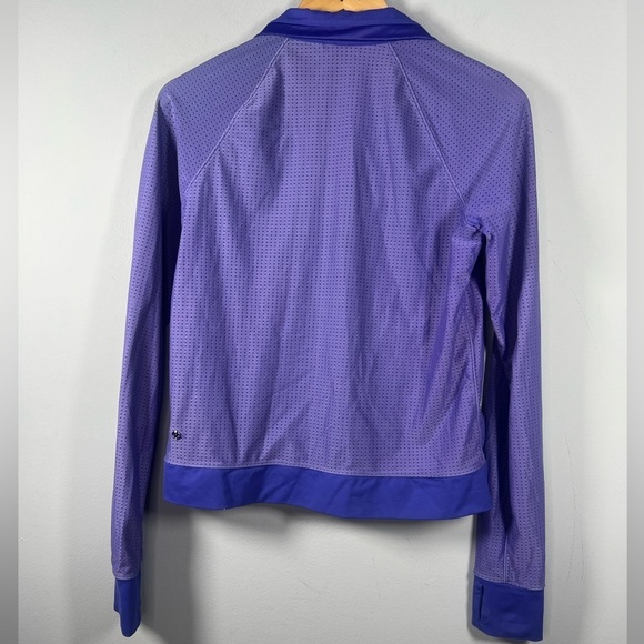 Lululemon Sweaty Or Not Jacket - Iris Flower Size 8 - Picture 6 of 7